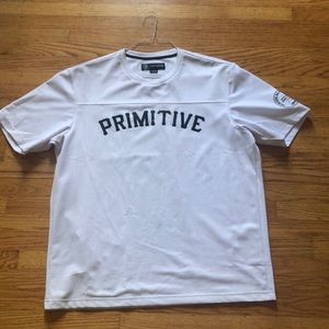 White primitive tee